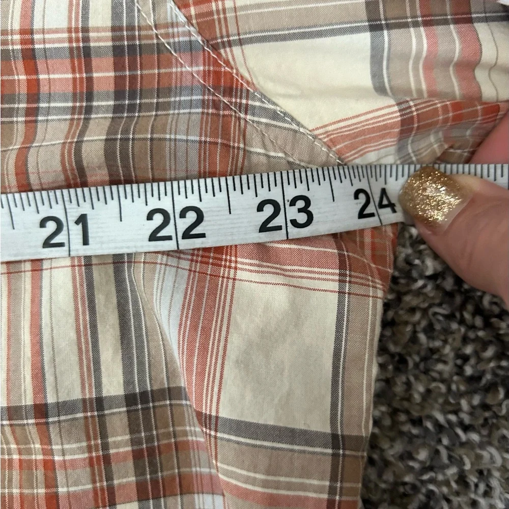 5/$25 American Eagle men’s vintage slim fit pearl snap shirt size XL